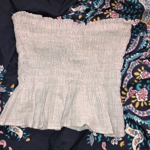 Light blue tube top